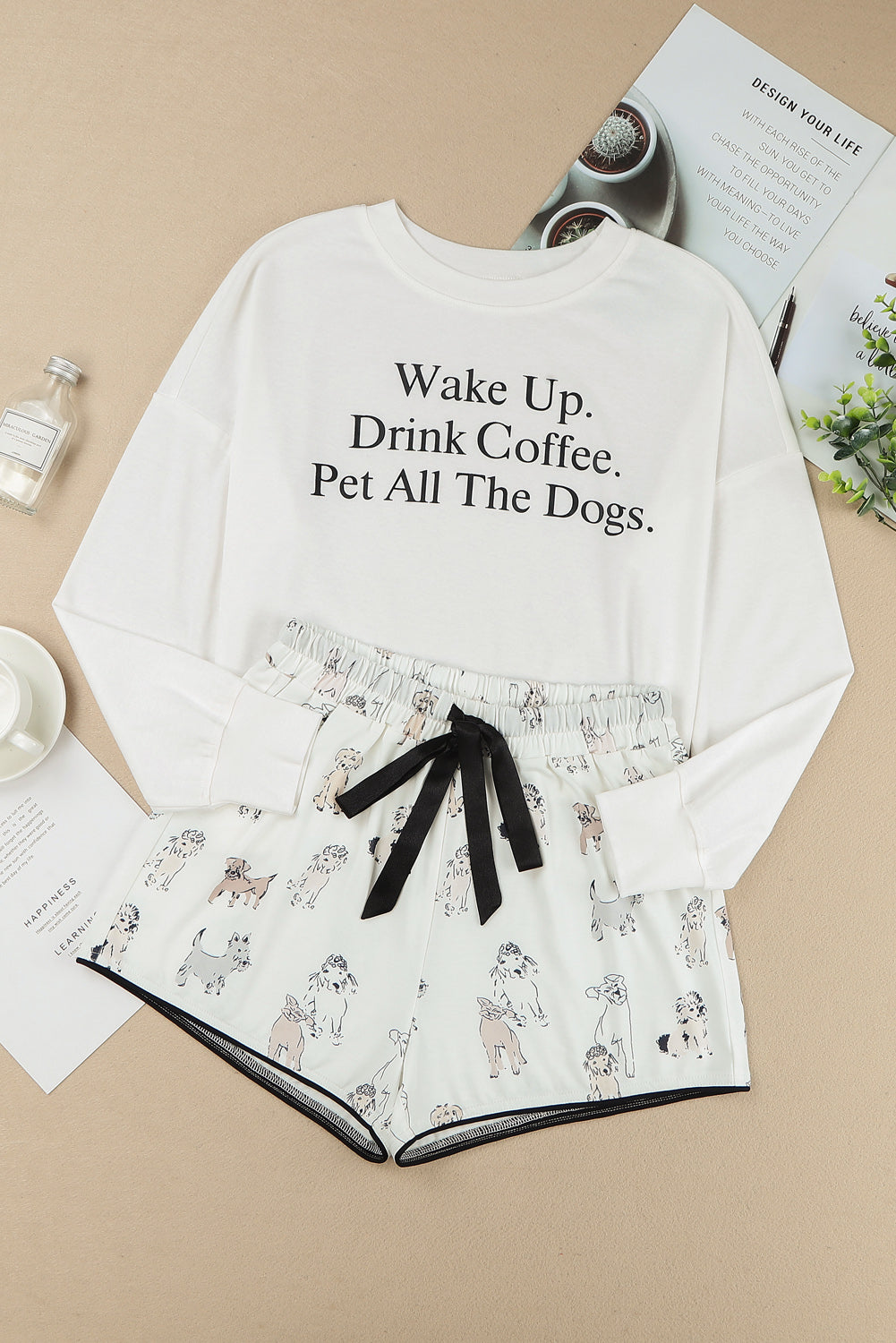 All The Dogs Loungewear Pajama Set