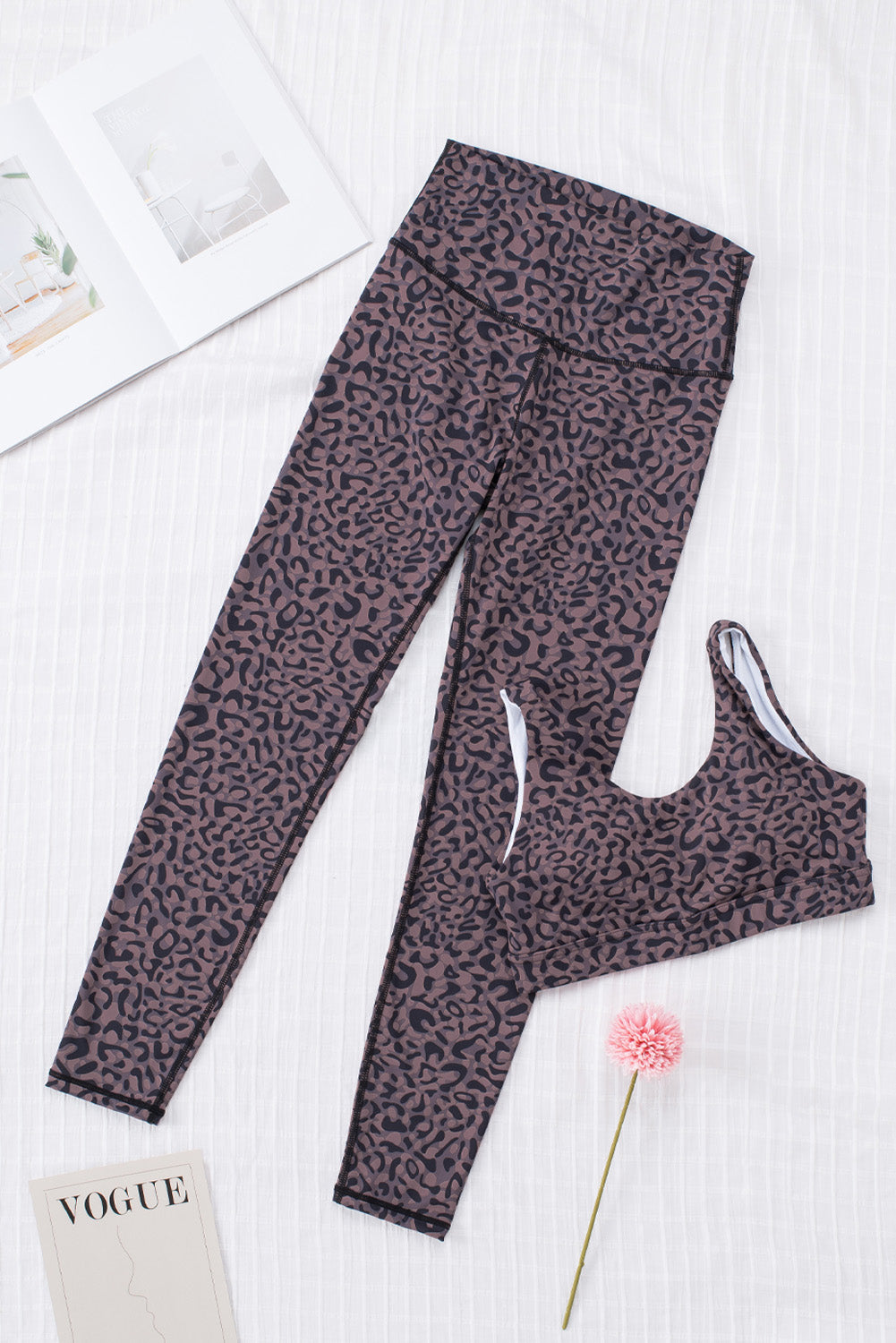 Lounging Leopard Athletic Set