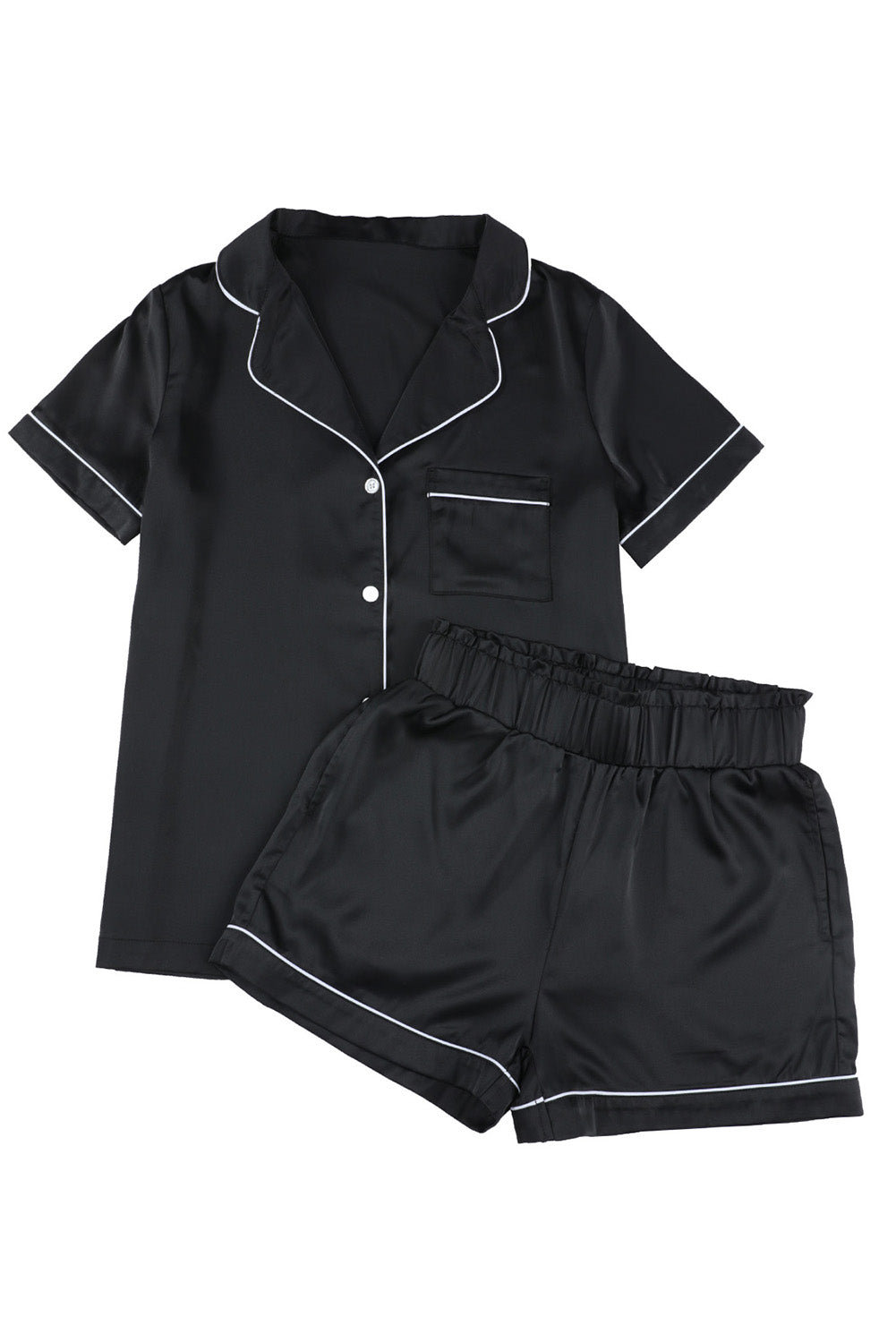 Satin Silk Loungewear Pajama Set