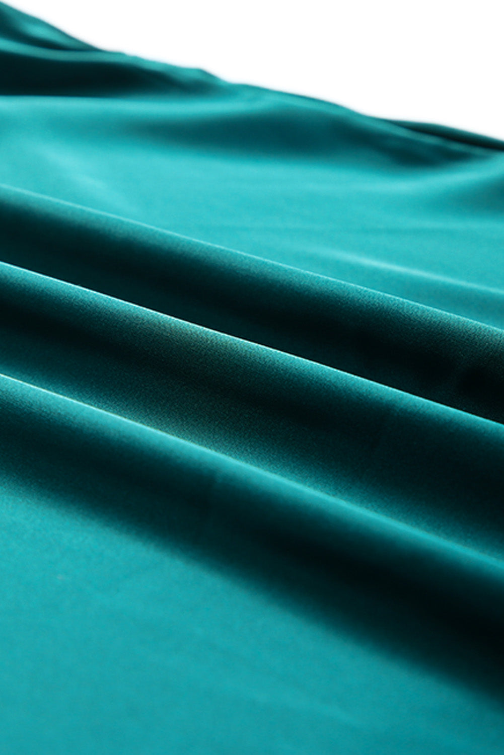 Emerald Silk Loungewear Pajama Set