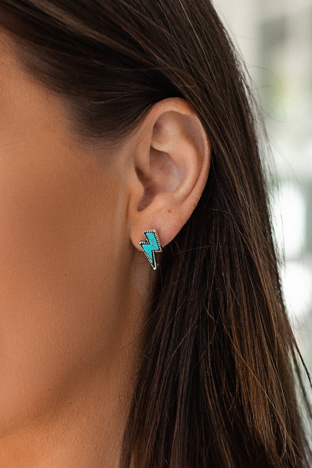 Turquoise Western Earring Set