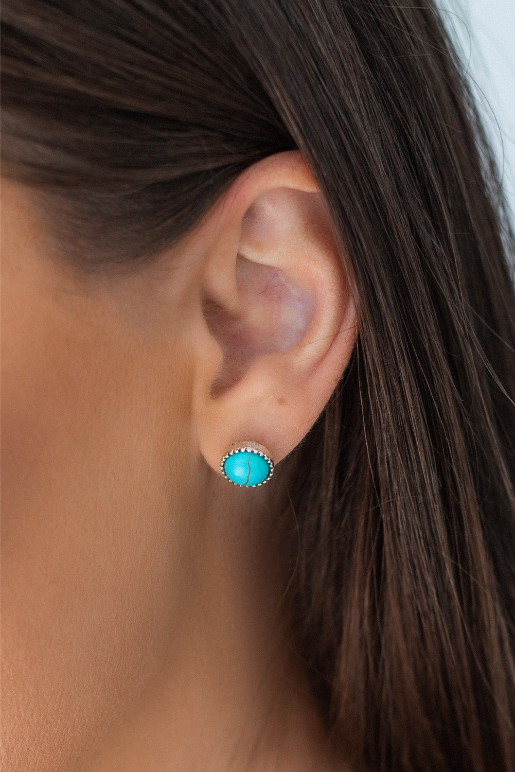 Turquoise Western Earring Set