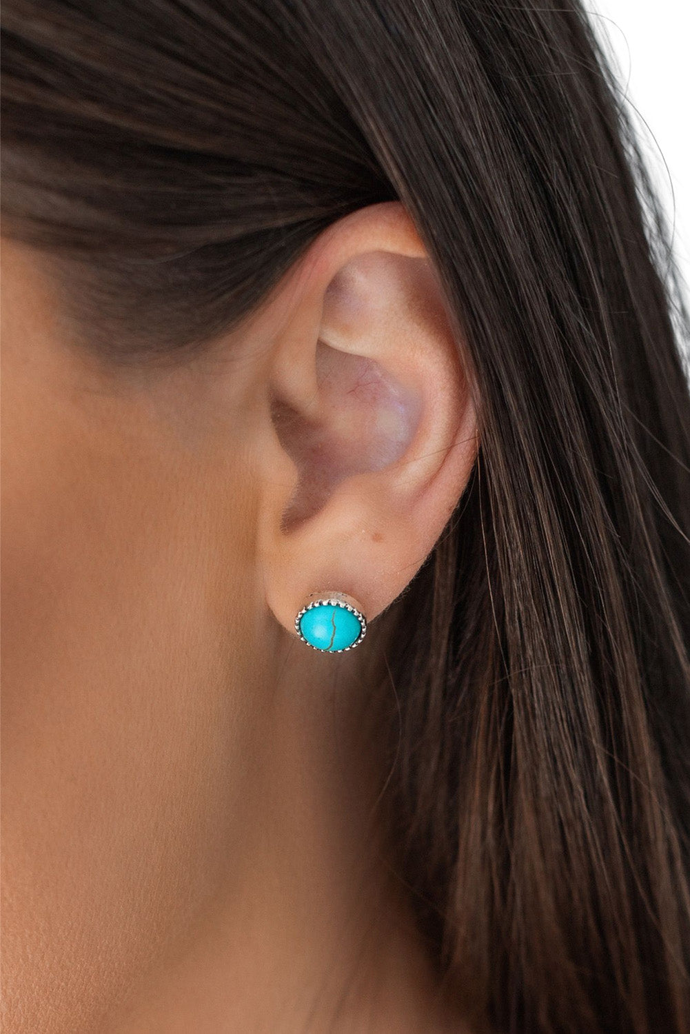 Turquoise Western Earring Set