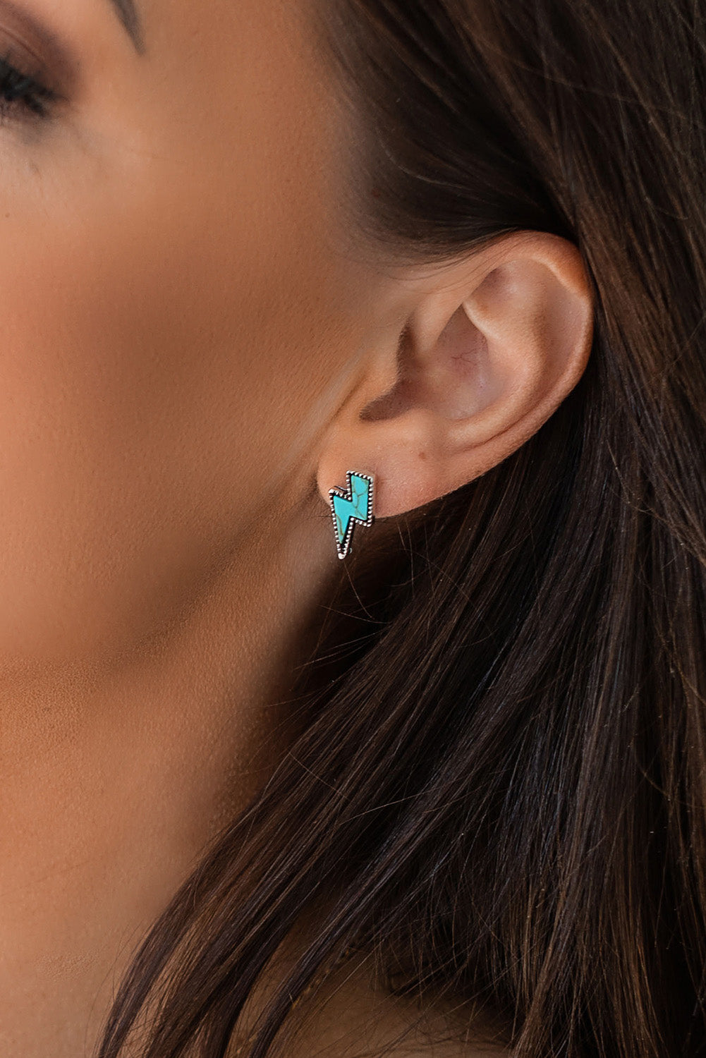 Turquoise Western Earring Set